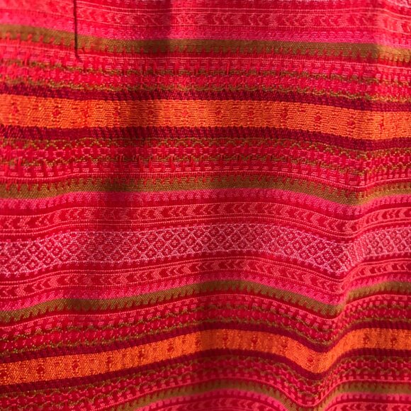 Antonio Melani Women's Colorful Pencil Skirt ~ Rose/Tangerine ~ 2 ~ NWT - Picture 2 of 4